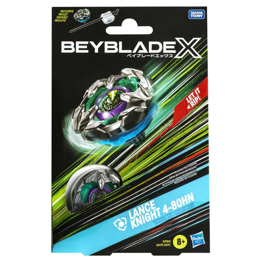 Beyblade x let it rip set lansator si roata lance knight 4 - 80hn - Publisol.ro