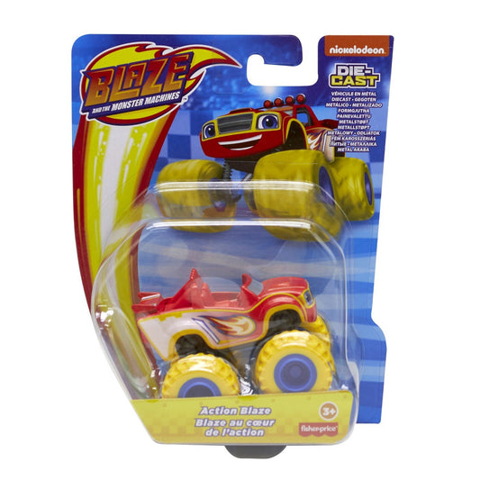 Blaze masinuta din metal action blaze, Mattel - Publisol.ro