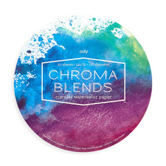 Bloc desen circular Watercolor Chroma Blends - Ooly - Publisol.ro