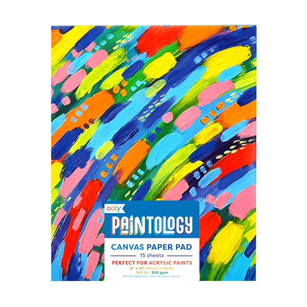 Bloc desen pentru pictura A4, 15 file panza canvas, 300 g mp, Paintology - Ooly - Publisol.ro