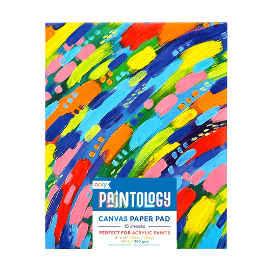 Bloc desen pentru pictura A4, 15 file panza canvas, 300 g mp, Paintology - Ooly - Publisol.ro