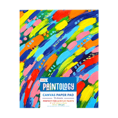Bloc desen pentru pictura A4, 15 file panza canvas, 300 g mp, Paintology - Ooly - Publisol.ro