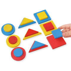 Blocuri logice din lemn, 48 piese - Igroteco - Publisol.ro