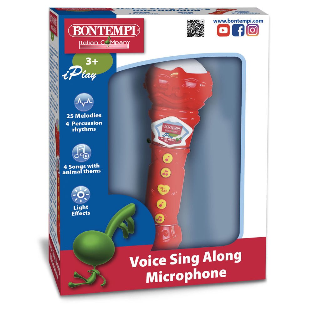Bontempi microfon karaoke cu efecte luminoase - Publisol.ro