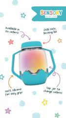 Borcan pentru joaca senzoriala, albastru - Glo Pals