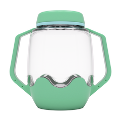 Borcan pentru joaca senzoriala, verde - Glo Pals