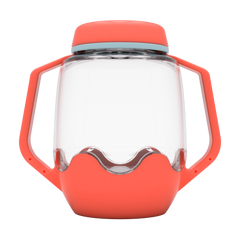 Borcan pentru joaca senzoriala, roz corai - Glo Pals