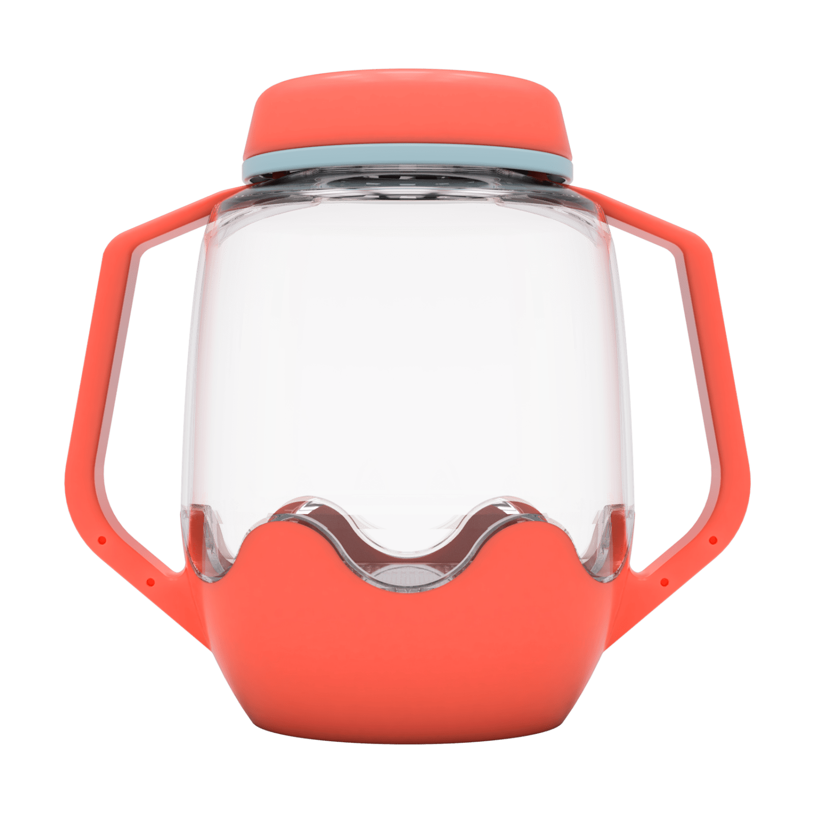 Borcan pentru joaca senzoriala, roz corai - Glo Pals - Publisol.ro