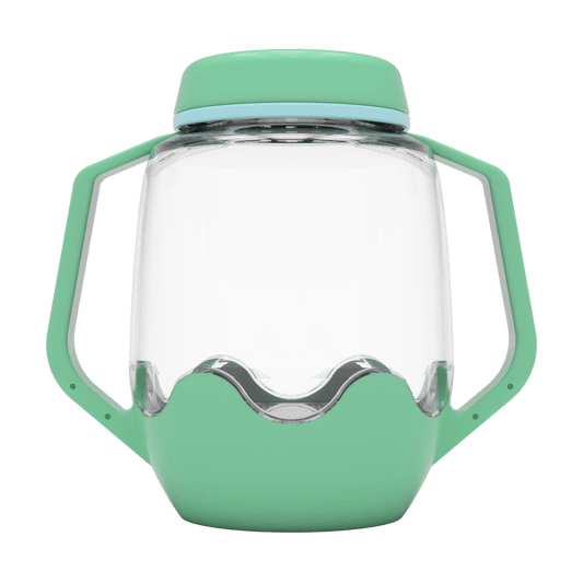 Borcan pentru joaca senzoriala, verde - Glo Pals - Publisol.ro