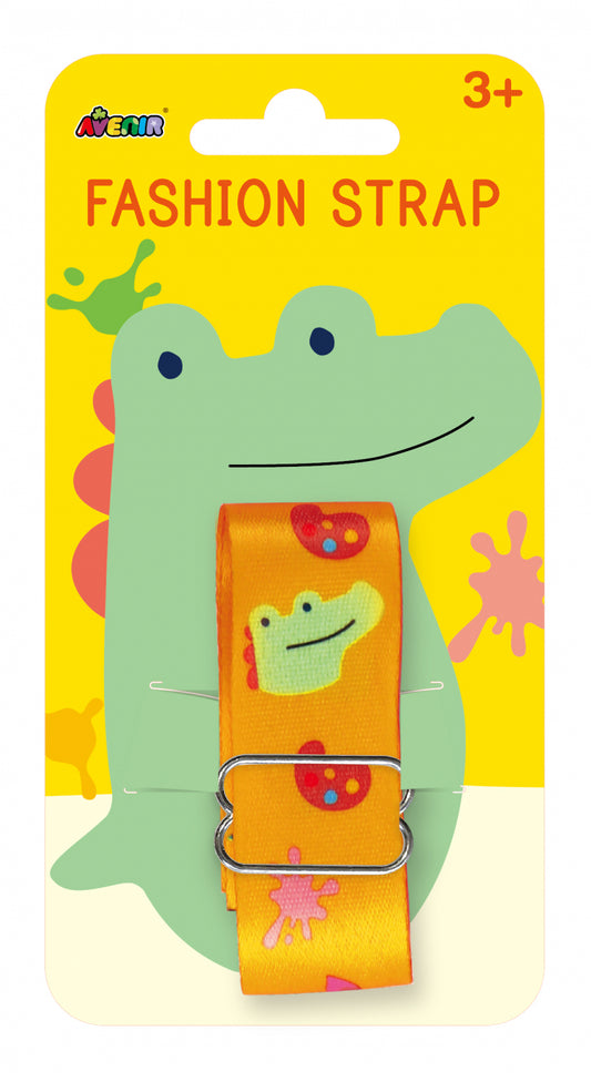 Bretea Fashion ajustabila pentru accesorii - Crocodil artistic - Avenir