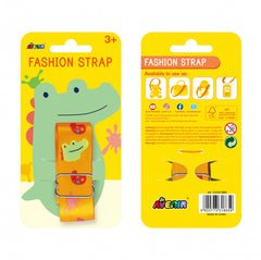 Bretea Fashion ajustabila pentru accesorii - Crocodil artistic - Avenir