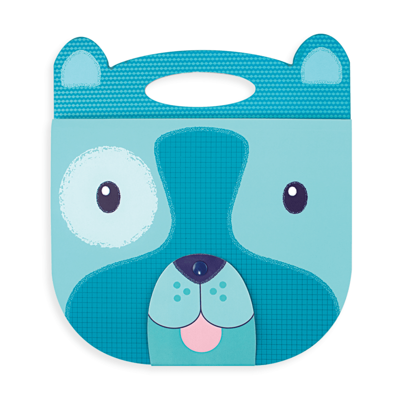 Caiet desen portabil - Catel albastru - Ooly - Publisol.ro