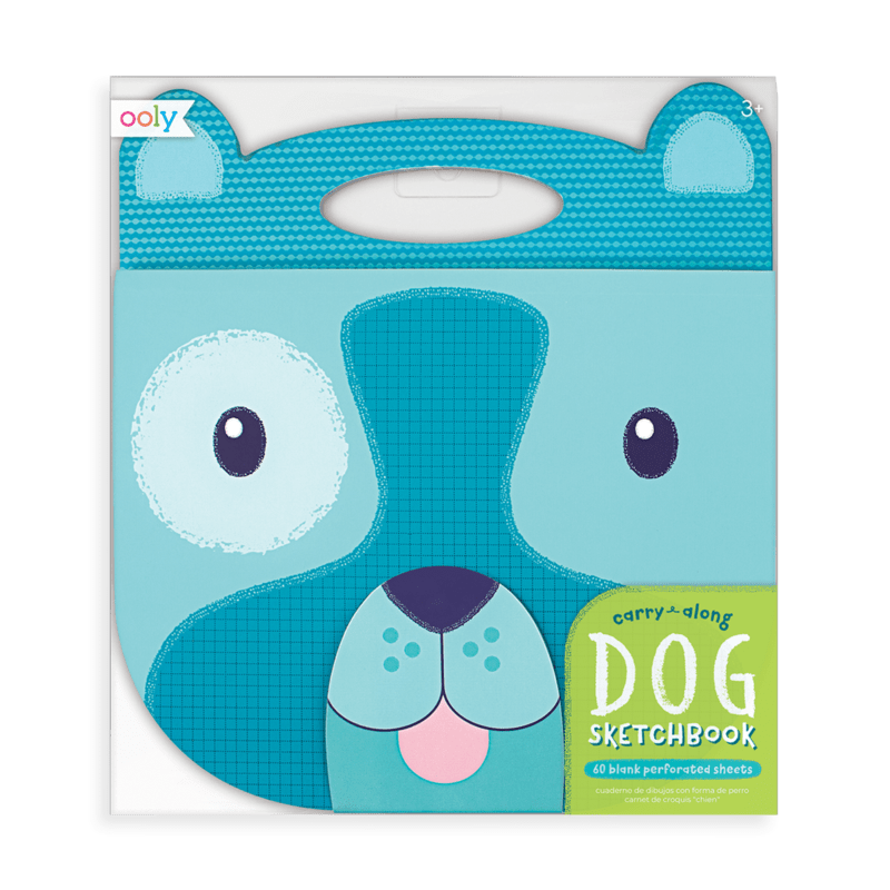 Caiet desen portabil - Catel albastru - Ooly - Publisol.ro