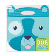 Caiet desen portabil - Catel albastru - Ooly - Publisol.ro