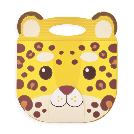 Caiet desen portabil - Leopard galben - Ooly - Publisol.ro