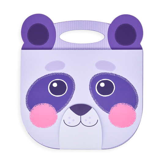 Caiet desen portabil - Panda mov - Ooly