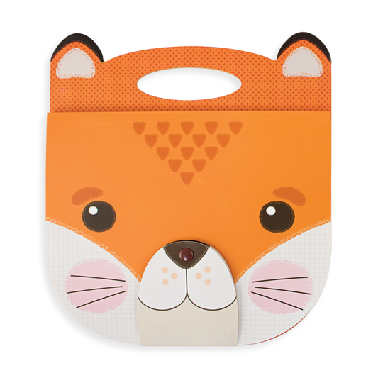 Caiet desen portabil - Vulpe portocalie - Ooly