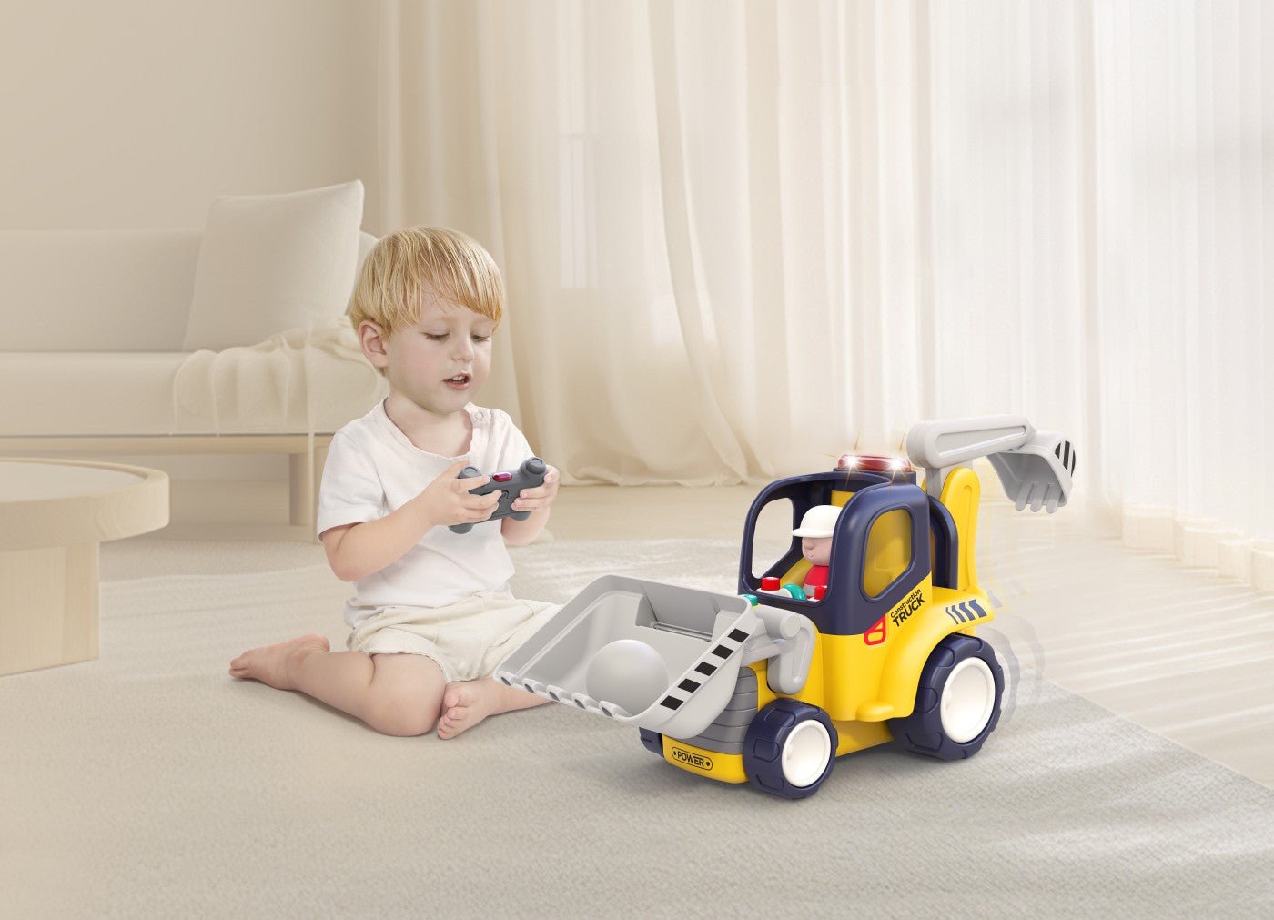 Camion de constructie cu telecomanda - Publisol.ro