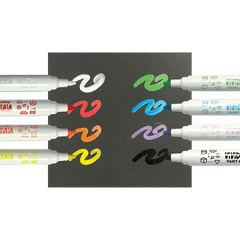 Carioci cu vopsea Vivid Pop! - set de 8, clasic - Ooly - Publisol.ro