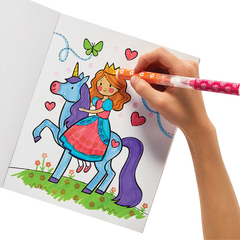 Carioci lavabile duble cu stampile Stampables- Set de 18 - Ooly