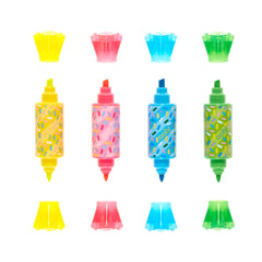 Carioci duble parfumate Sugar Joy - Set de 4 - Ooly