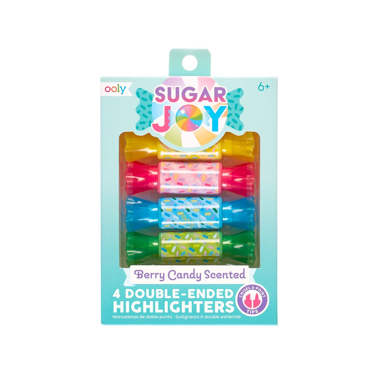 Carioci duble parfumate Sugar Joy - Set de 4 - Ooly - Publisol.ro
