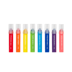 Carioci lavabile cu varf triunghiular, Mighty Mega, set 8 culori - Ooly - Publisol.ro