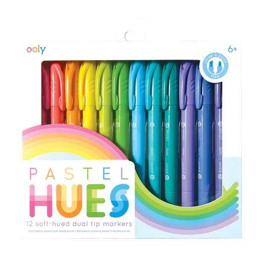 Carioci duble pastelate - Set de 12 - Ooly