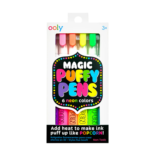 Carioci magice cu efect 3D, Puffy Pens, - Ooly