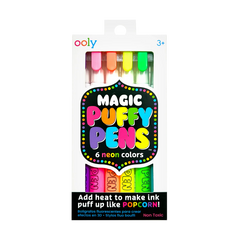Carioci magice cu efect 3D, Puffy Pens, - Ooly