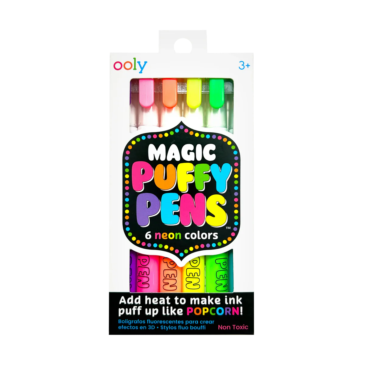Carioci magice cu efect 3D, Puffy Pens, - Ooly - Publisol.ro