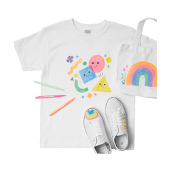 Carioci permanente pentru textile Fabric Doodlers - Set de 12 - Ooly - Publisol.ro