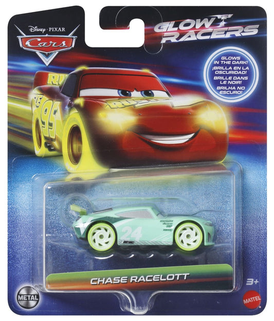 Cars glow racers masinuta metalica chase racelott 1:55, Mattel - Publisol.ro