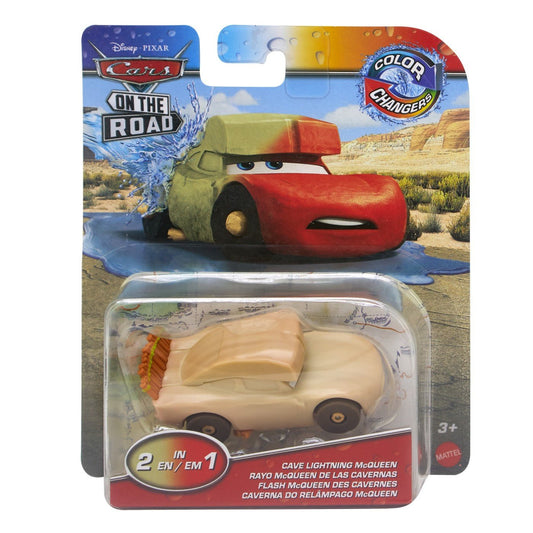 Cars masinuta cave fulger mcqueen cu culori schimbatoare, Mattel - Publisol.ro