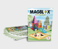 Carte cu activitati pentru seturile magnetice de constructie - Magblox - Publisol.ro