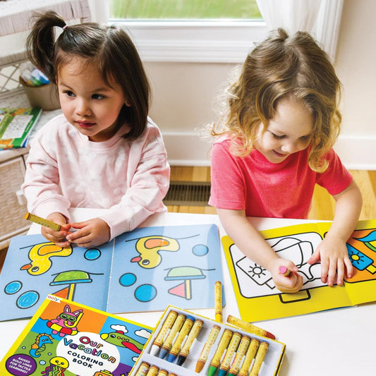 Carte de colorat cu contur reliefat - Our Day - Ooly