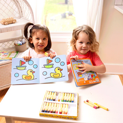 Carte de colorat cu contur reliefat - Our Vacation - Ooly