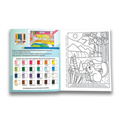 Carte de colorat pe numere - Lumea minunata - Ooly