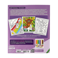 Carte de colorat pe numere - Prieteni mitologici - Ooly - Publisol.ro
