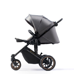 Carucior 2 in 1 Kinderkraft prime 2, shadow grey - Publisol.ro