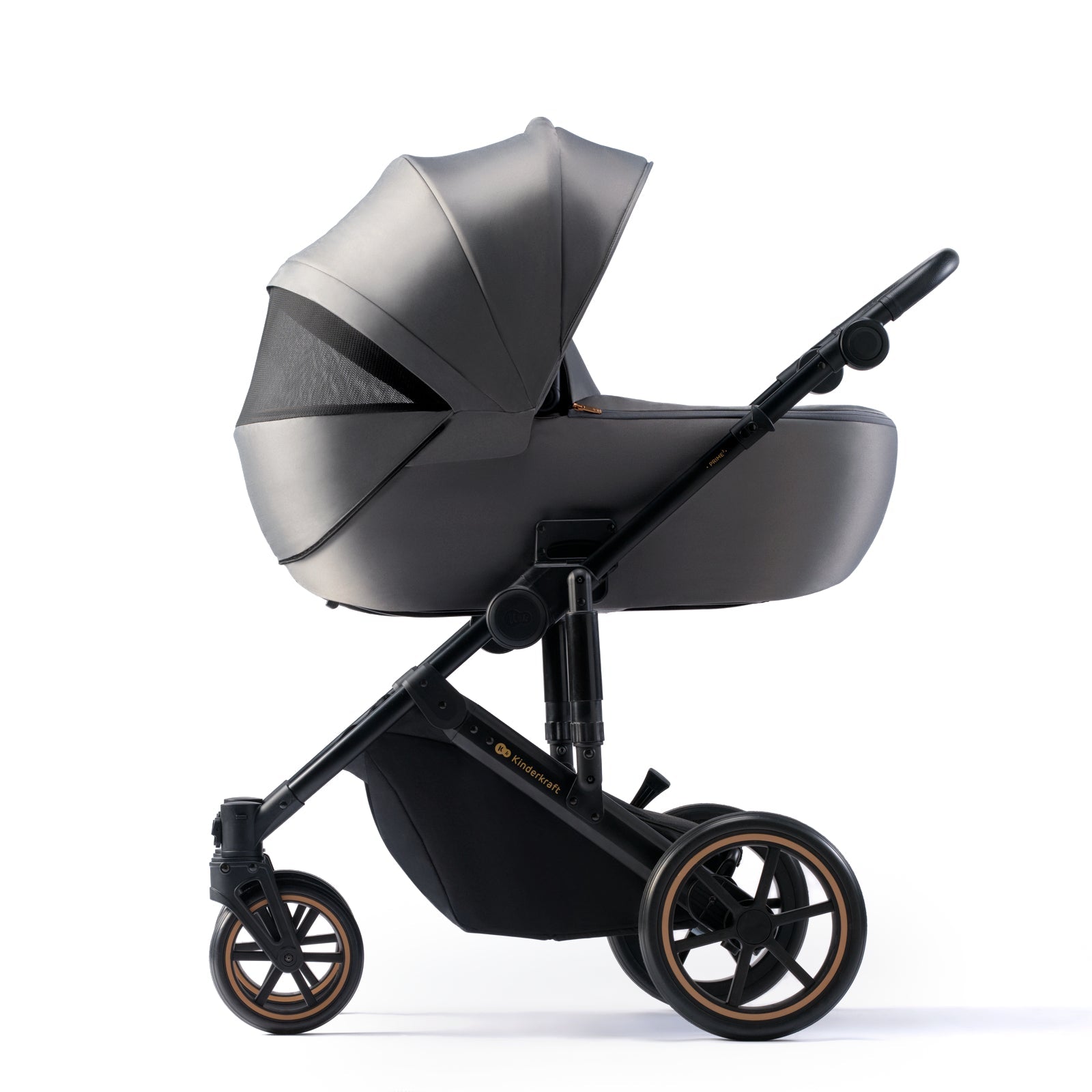 Carucior 2 in 1 Kinderkraft prime 2, shadow grey - Publisol.ro