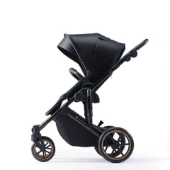 Carucior 2 in 1 Kinderkraft prime 2, venezian black - Publisol.ro