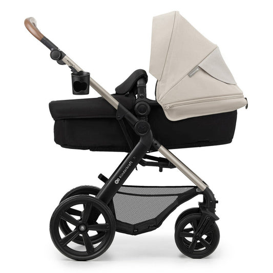 Carucior 3 in 1 Kinderkraft moov 2, moonlight grey - Publisol.ro