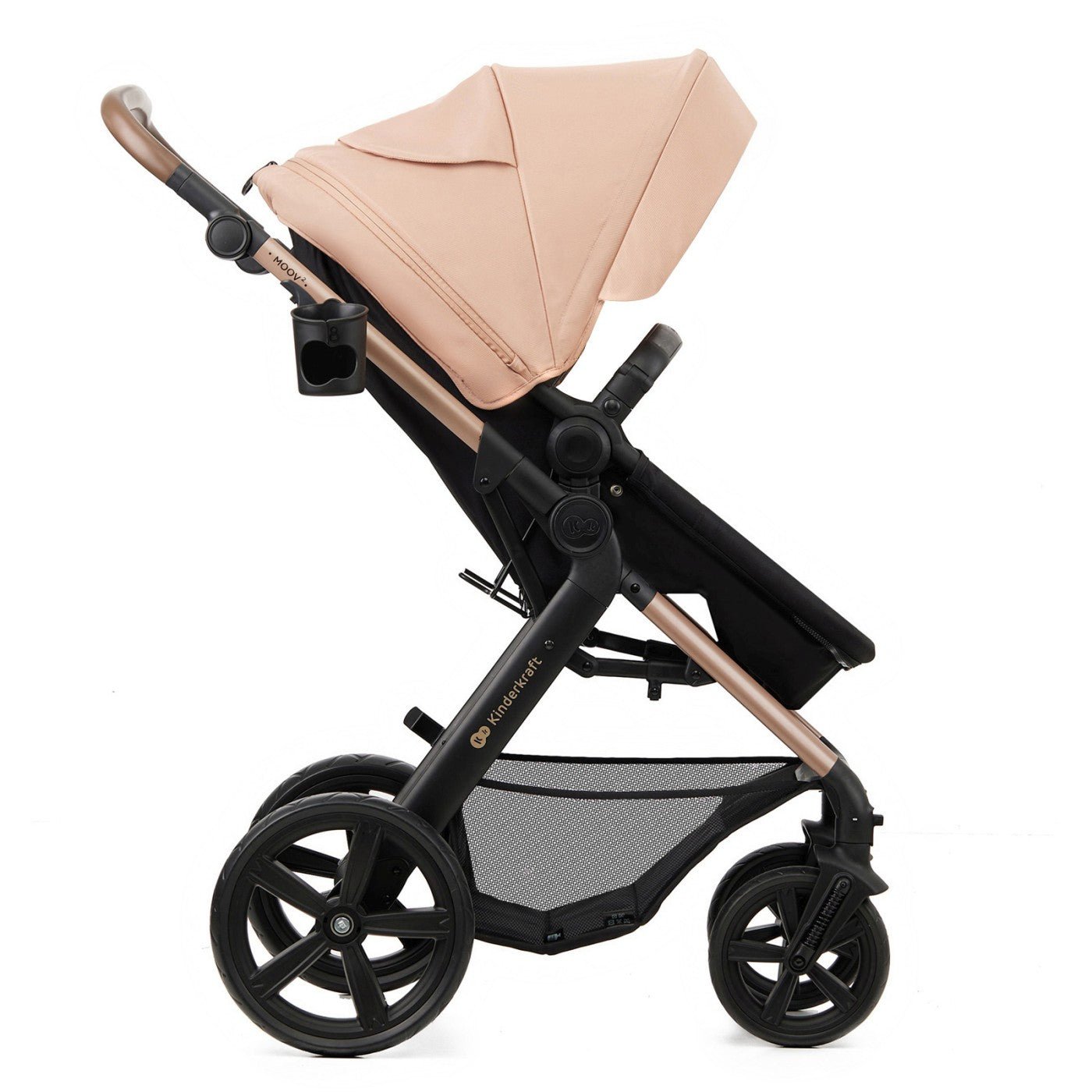 Carucior 3 in 1 Kinderkraft moov 2, sand beige - Publisol.ro