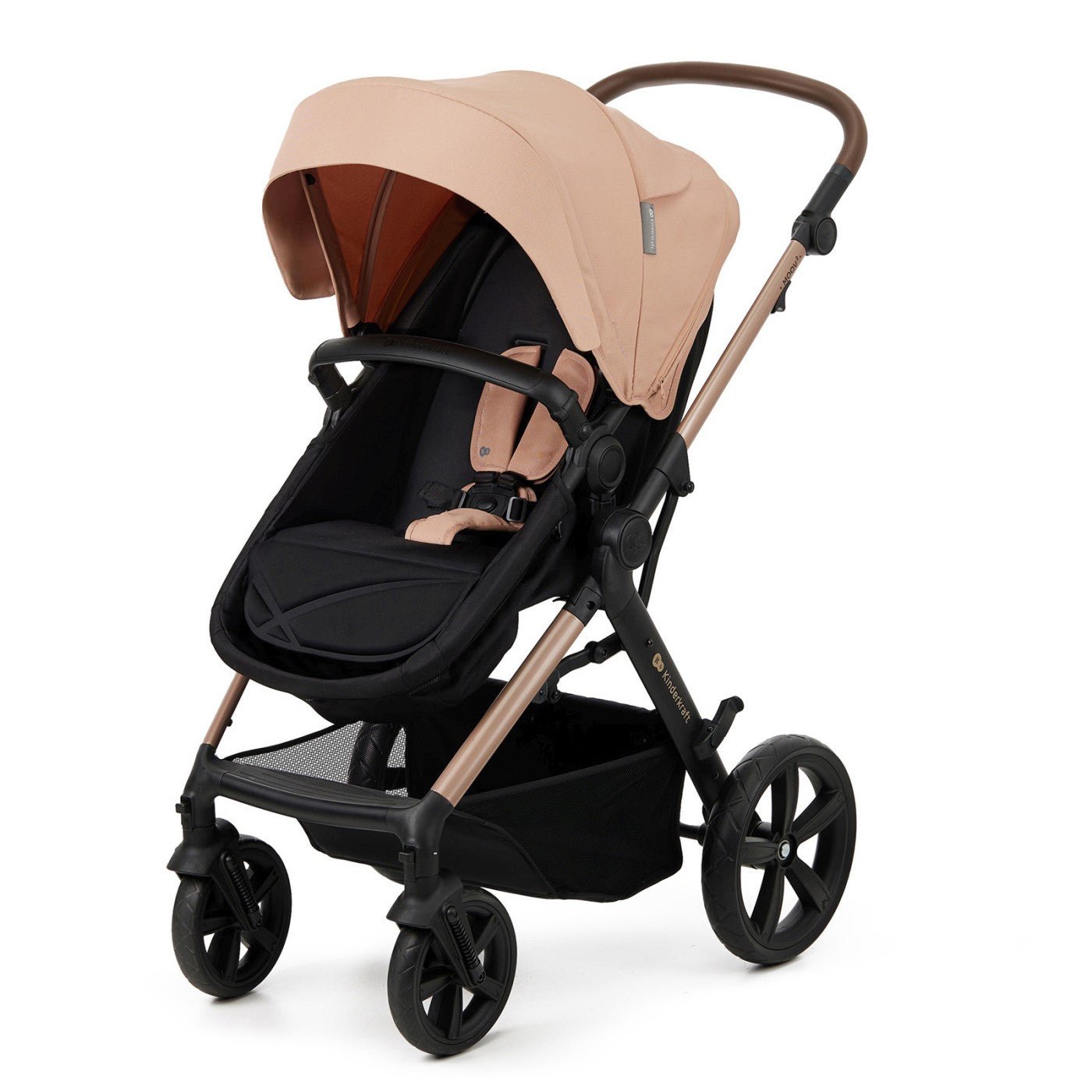 Carucior 3 in 1 Kinderkraft moov 2, sand beige - Publisol.ro