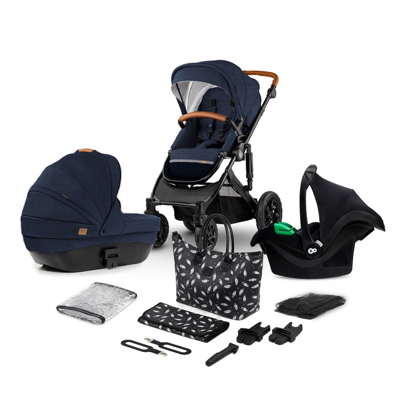 Carucior 3 in 1 Kinderkraft prime 2 3in1 mink pro navy - Publisol.ro