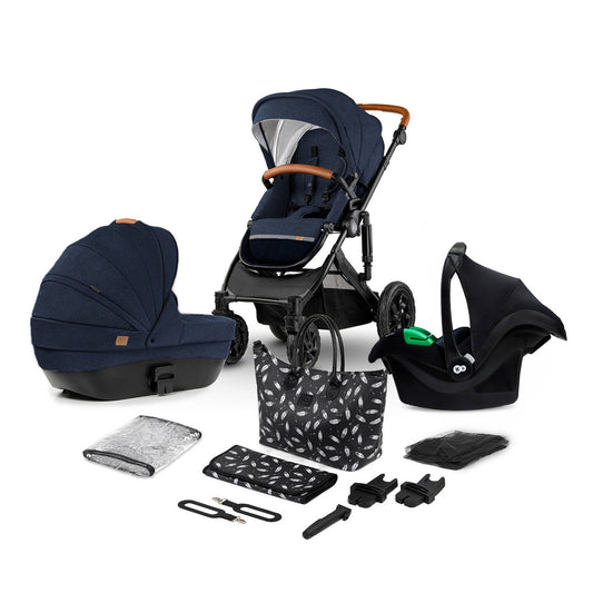Carucior 3 in 1 Kinderkraft prime 2 3in1 mink pro navy - Publisol.ro