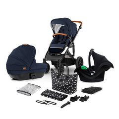 Carucior 3 in 1 Kinderkraft prime 2 3in1 mink pro navy - Publisol.ro