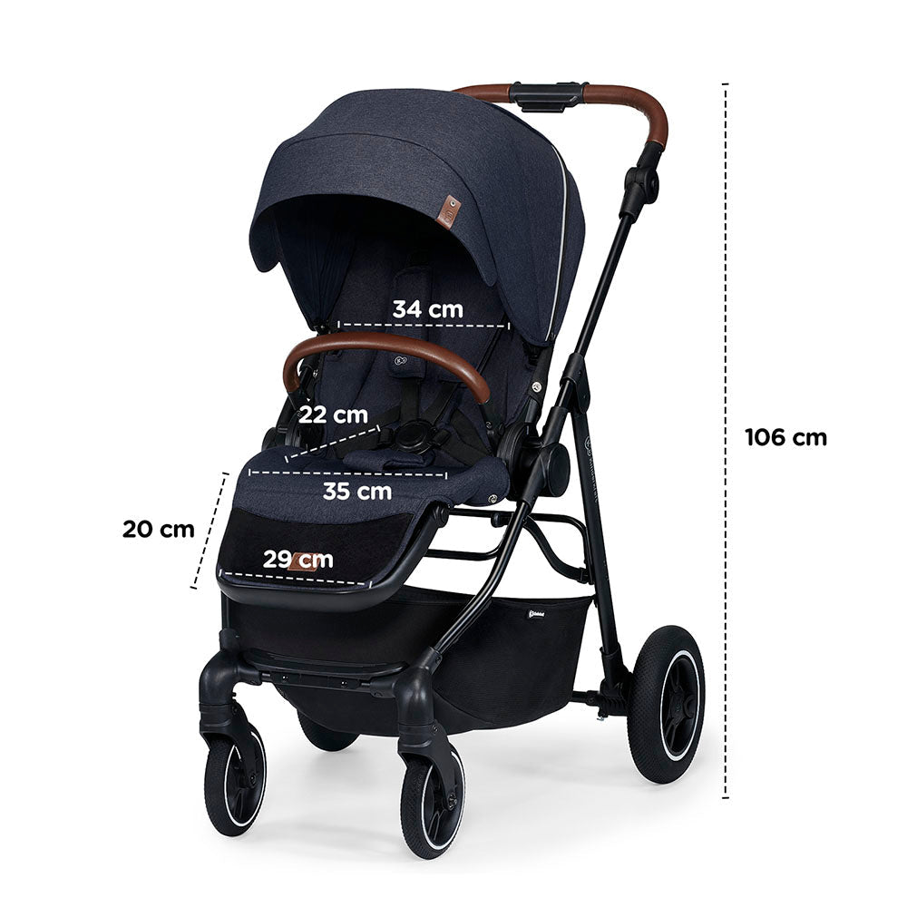 Carucior Kinderkraft all road, imperial blue - Publisol.ro