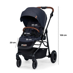 Carucior Kinderkraft all road, imperial blue - Publisol.ro